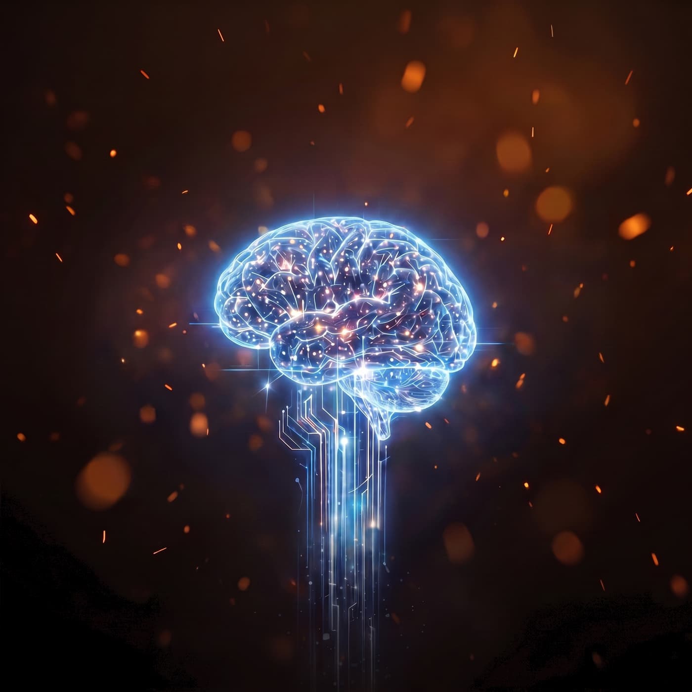 Cortrex OS neural core connected to its five systems: Get found by AI, Presence, Growth, Operations, Compounding
